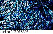 A brilliant bright background made by walls in animation that diverge in different directions. Стоковая иллюстрация, иллюстратор David Kashakhi / Фотобанк Лори