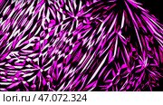 A brilliant bright background made by walls in animation that diverge in different directions. Стоковая иллюстрация, иллюстратор David Kashakhi / Фотобанк Лори