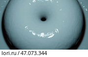 Abstract concentric rings looking like a donut. Стоковая иллюстрация, иллюстратор David Kashakhi / Фотобанк Лори
