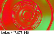 Colorful liquid texture with moving rings. Стоковое фото, фотограф David Kashakhi / Фотобанк Лори