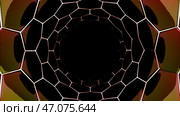 Dark background with backlight on the sides made in computer graphics that slowly move inwards. Стоковая иллюстрация, иллюстратор David Kashakhi / Фотобанк Лори