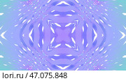 Moving geometric pattern with kaleidoscopic lines. Стоковая иллюстрация, иллюстратор David Kashakhi / Фотобанк Лори