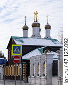 Храм Николая Чудотворца в Голутвине. Редакционное фото, фотограф Константин Яковлев / Фотобанк Лори