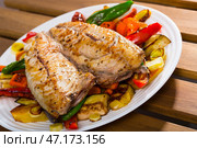 Bulgarian Plakiya with mackerel. Стоковое фото, фотограф Яков Филимонов / Фотобанк Лори