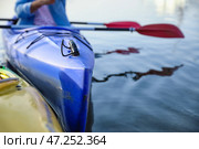 Катера для каякинга по реке. Стоковое фото, фотограф Pixel_shot / Фотобанк Лори