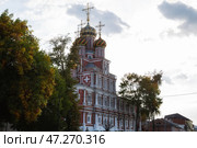 Рождественская церковь, Нижний Новгород (2023 год). Стоковое фото, фотограф Юлия Бабкина / Фотобанк Лори