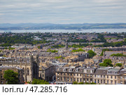 The view of the New town of Edinburgh from Calton Hill. Scotland (2010 год). Стоковое фото, фотограф Сергей Пристяжнюк (Serg Zastavkin) / Фотобанк Лори