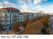 Aerial view of Valence. Стоковое фото, фотограф Яков Филимонов / Фотобанк Лори