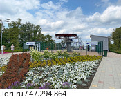 Верхняя станция канатной дороги "Дыхание гор", Горячий Ключ, Краснодарский край (2023 год). Редакционное фото, фотограф Мария Кылосова / Фотобанк Лори