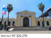 Старое здание ж/д вокзала в Адлере (2023 год). Редакционное фото, фотограф Римма Тельнова / Фотобанк Лори