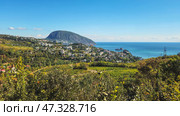 Southern coast of Crimea, the city of Gurzuf. Стоковое фото, фотограф Саблин Станислав / Фотобанк Лори