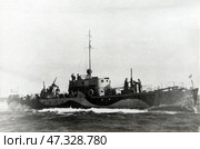 Малый охотник "МО-209", 1944. Боевой катер, СССР. Стоковое фото, фотограф Retro / Фотобанк Лори