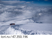 Восхождение на Эльбрус. Стоковое фото, фотограф Широбоков Александр / Фотобанк Лори