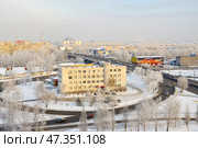 Здание ВОА ДОСААФ на улице Пермякова. Город Тюмень (2017 год). Стоковое фото, фотограф Александр Тараканов / Фотобанк Лори