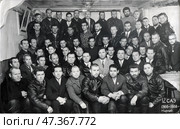Участники 12-ой советской антарктической экспедиции, 1966-1968 гг, станция "Мирный" Редакционное фото, фотограф Retro / Фотобанк Лори