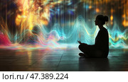 Modern concept of receiving information and sensations. Стоковое AI-изображение, AI-художник Михаил Коханчиков / Фотобанк Лори