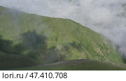 Summer landscape in Caucasus Mountains. Стоковое видео, видеограф Михаил Коханчиков / Фотобанк Лори