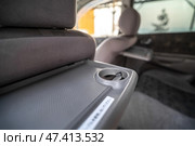 KRASNOYARSK, RUSSIA - February 2, 2025: White Mazda Premacy. Редакционное фото, фотограф Плотников Дмитрий / Фотобанк Лори