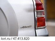 KRASNOYARSK, RUSSIA - December 13, 2024: Silver Toyota RAV4. Редакционное фото, фотограф Плотников Дмитрий / Фотобанк Лори