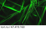 Dark background, laser beams of green light on a black background. Стоковое AI-видео, аниматор Ирина Ручушкина / Фотобанк Лори