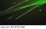Dark background, laser beams of green light on a black background. Стоковое видео, видеограф Ирина Ручушкина / Фотобанк Лори