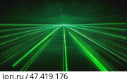 Dark background, laser beams of green light on a black background. Стоковое AI-видео, аниматор Ирина Ручушкина / Фотобанк Лори
