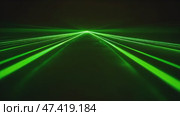 Dark background, laser beams of green light on a black background. Стоковое AI-видео, аниматор Ирина Ручушкина / Фотобанк Лори