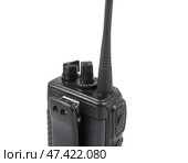 Ручная радиостанция на белом фоне. UHF handsets on a white background. Стоковое фото, фотограф Татьяна Д / Фотобанк Лори