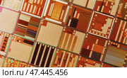 Silicon semiconductor wafer close-up. In electronics, a wafer also called a slice or substrate is a thin slice of semiconductor, a crystalline silicon, used for the fabrication of integrated circuits. Стоковое видео, видеограф Андрей Армягов / Фотобанк Лори
