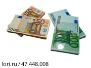 Евро купюры на белом фоне. Euro banknotes money. Стоковое фото, фотограф Татьяна Д / Фотобанк Лори
