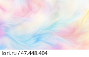 Dreamy abstract pastel background creating a serene and calming atmosphere for creative projects. Стоковое AI-изображение, AI-художник Ксения Лаптева / Фотобанк Лори