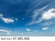 Peaceful and serene sky background. Стоковое фото, фотограф Дмитрий Рухленко / Фотобанк Лори