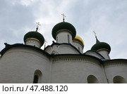 Спасо-Преображенский собор – православный храм Спасо-Евфимиева мужского монастыря в городе Суздаль Владимирской области, входящем в Золотое кольцо России (2024 год). Стоковое фото, фотограф Алла Котова / Фотобанк Лори
