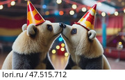 A teddy bear toy on the background of a circus. Стоковое AI-видео, аниматор Ирина Старикова / Фотобанк Лори