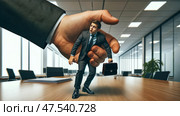 Corporate Power Play in Surreal Office Setting. Стоковое фото, фотограф Андрей Бакусов / Фотобанк Лори