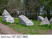 Финские противотанковые гранитные надолбы (2022 год). Стоковое фото, фотограф Анна Карасева / Фотобанк Лори