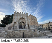 Citadel Tower of David in the Old City of Jerusalem (2024 год). Стоковое фото, фотограф Irina Opachevsky / Фотобанк Лори