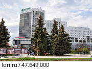 "Сити-Центр" Торгово-офисный центр. Улица Герцена, дом 64. Город Тюмень (2017 год). Стоковое фото, фотограф Александр Тараканов / Фотобанк Лори