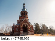 Малиновский староверческий скит. Нижегородская область, Борский район. Церковь Казанской иконы Божьей Матери. Редакционное фото, фотограф Юлия Киселёва / Фотобанк Лори