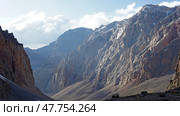 Mountain landscape, Fann mountains, Pamir-Alay, Tajikistan. Стоковое фото, фотограф Николай Евсюков / Фотобанк Лори