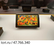 Выставка современных работ художников Палеха. Редакционное фото, фотограф Мария Сергеева / Фотобанк Лори