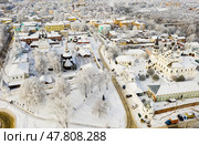 City of Murom. Aerial view of Trinity Monasteries. Russia. Стоковое фото, фотограф Яков Филимонов / Фотобанк Лори