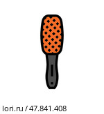 lint brush clothes care color icon vector illustration. Стоковая иллюстрация, иллюстратор Vectorwin / Фотобанк Лори
