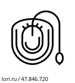 sitz bath intimate care line icon vector illustration. Стоковая иллюстрация, иллюстратор Vectorwin / Фотобанк Лори