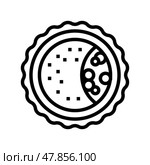 blastocyst fertilization line icon vector illustration. Стоковая иллюстрация, иллюстратор Vectorwin / Фотобанк Лори