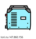 inverter welding color icon vector illustration. Стоковая иллюстрация, иллюстратор Vectorwin / Фотобанк Лори
