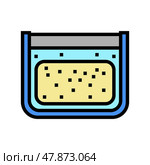cheesemaking factory equipment color icon vector illustration. Стоковая иллюстрация, иллюстратор Vectorwin / Фотобанк Лори