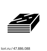 impreg timbers glyph icon vector illustration. Стоковая иллюстрация, иллюстратор Vectorwin / Фотобанк Лори