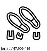 natural rubber elastomer line icon vector illustration. Стоковая иллюстрация, иллюстратор Vectorwin / Фотобанк Лори