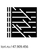 polycarbonate thermoplastic glyph icon vector illustration. Стоковая иллюстрация, иллюстратор Vectorwin / Фотобанк Лори